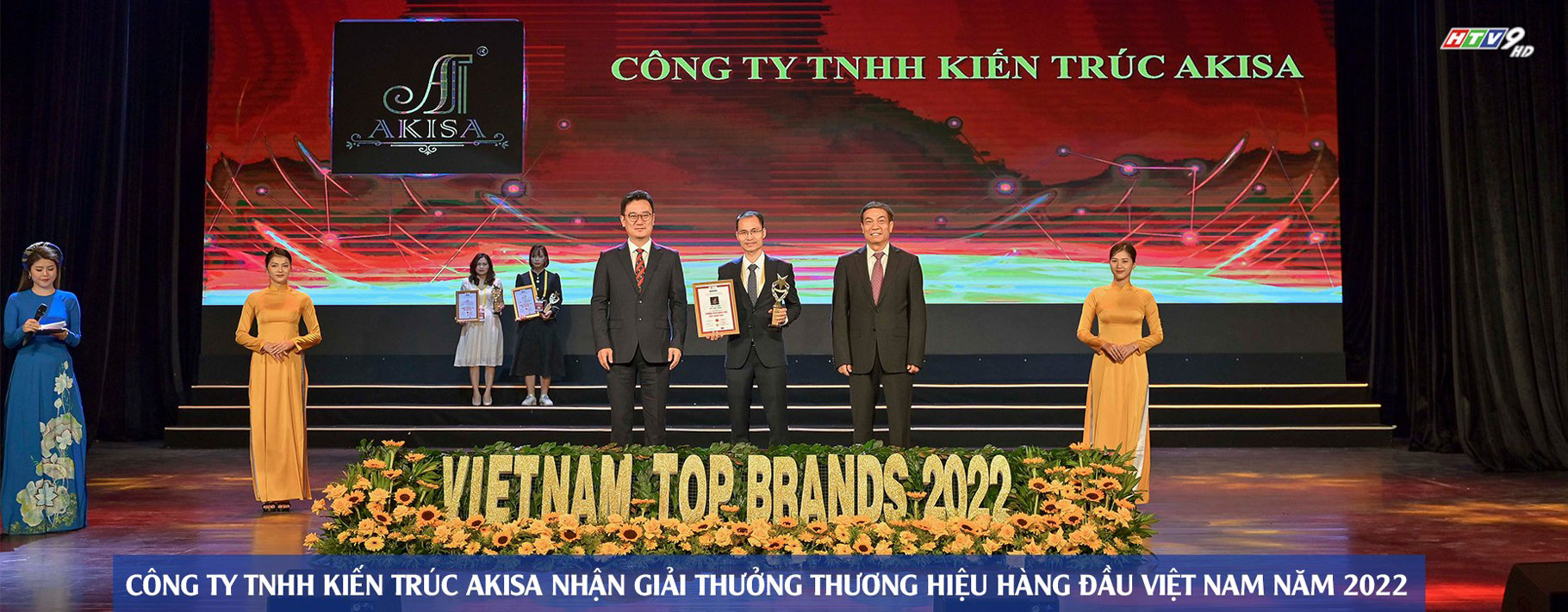 Slide Kiến trúc Akisa top 10 thương hiệu Việt Nam 2022